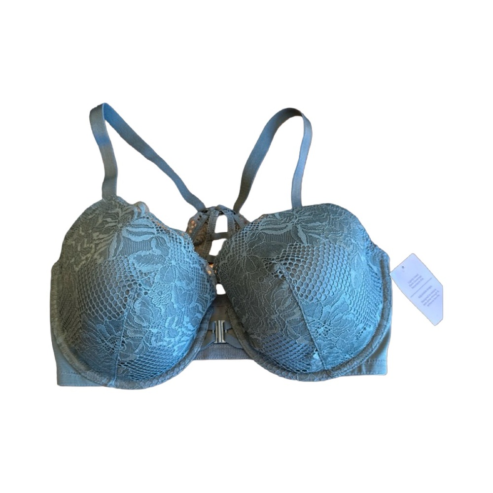 Auden Lace Underwire Bra - Blue